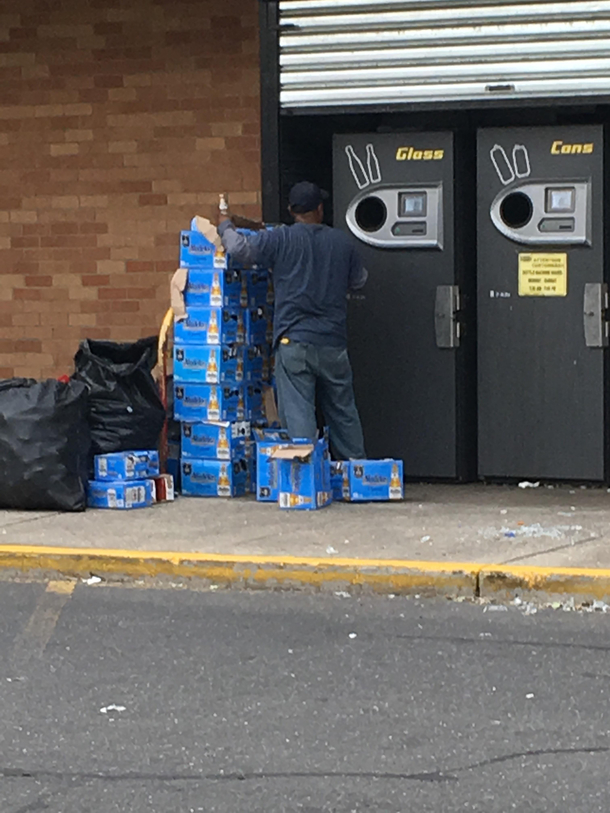 Looks like this guy had a great week
