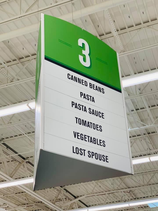 Lost your spouse Lol