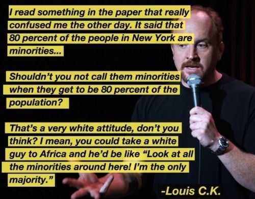 Louis CK on minorities