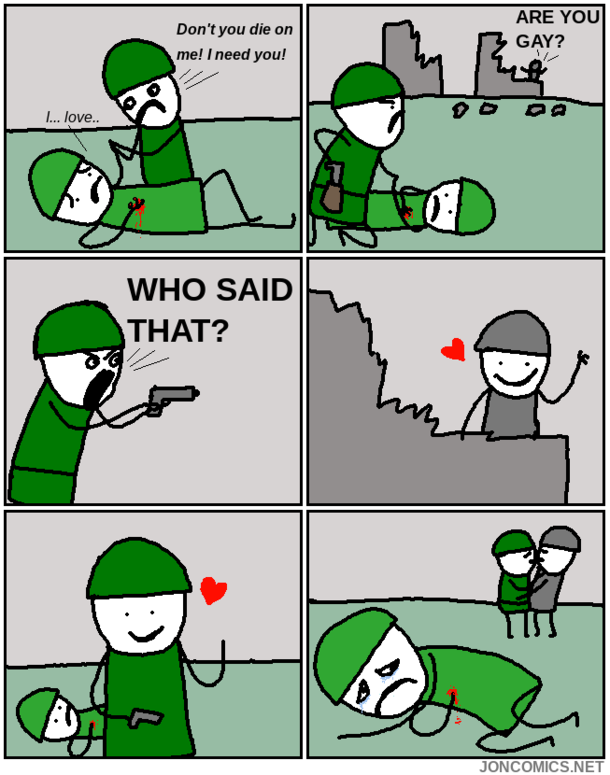 Love is a battlefield