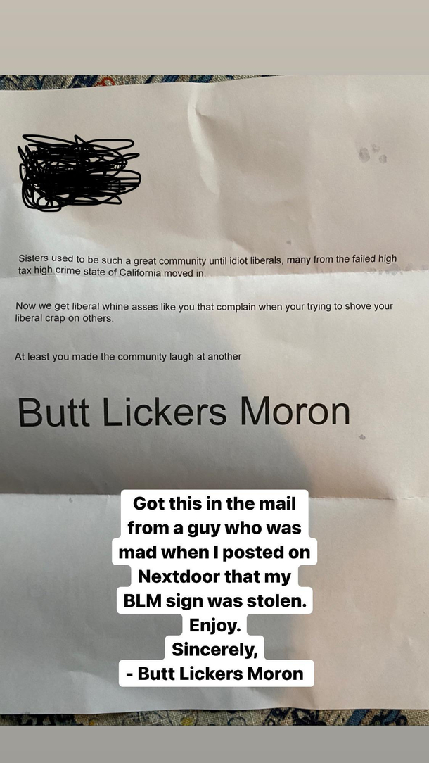 Love notes from neighbors