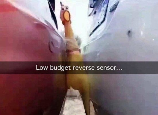 Low budget reverse sensor