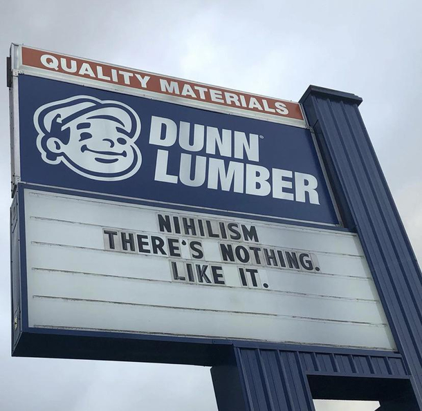Lumber yard is getting pretty dark