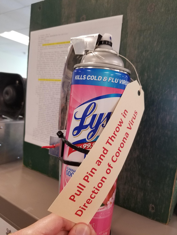 Lysol Nade for Coronavirus