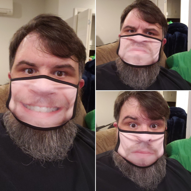 Made some FACE face mask today