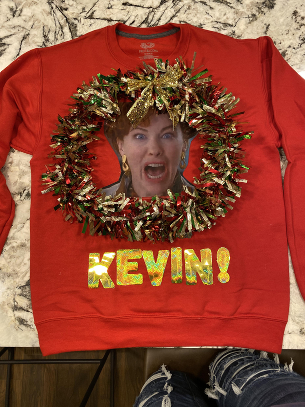 Made this for my ugly sweater party