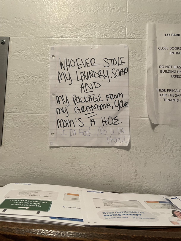 Mail room fight