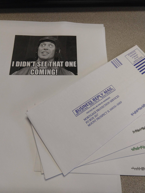 Mail spa Why not spam back for the postage they pay for