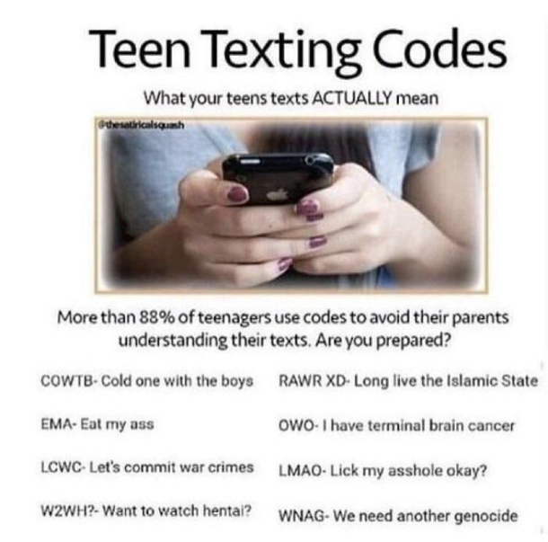 Make sure you understand what your children are sending