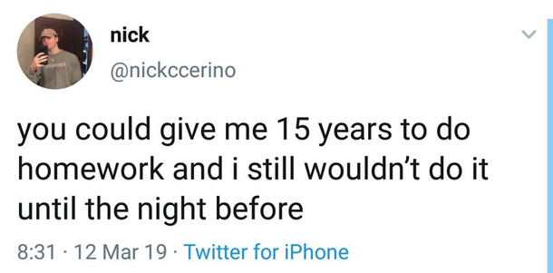Make that lifetime