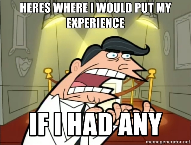Making a resume for the first time