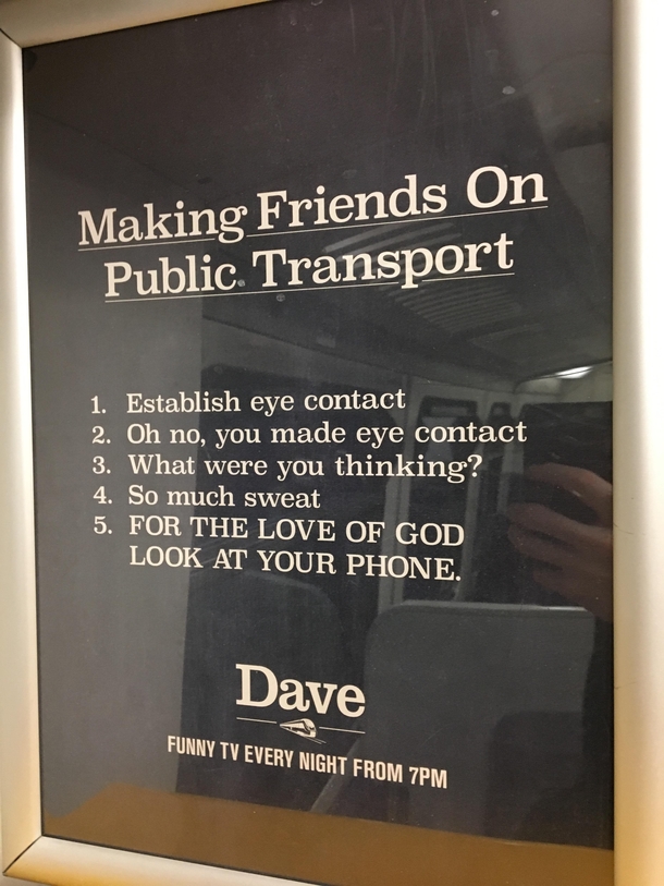 Making friends on public transport