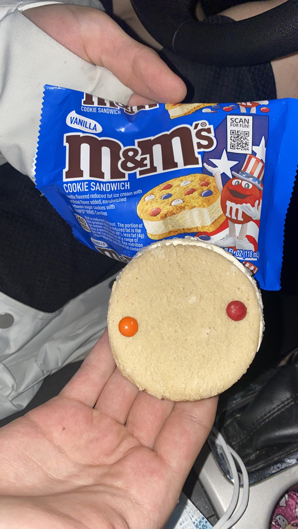MampM cookies