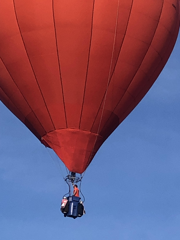 Man this hot air balloon was complete trash