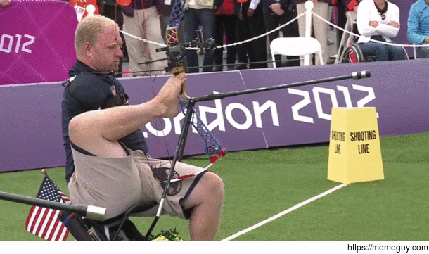 Man with no arms becomes a competitive archer