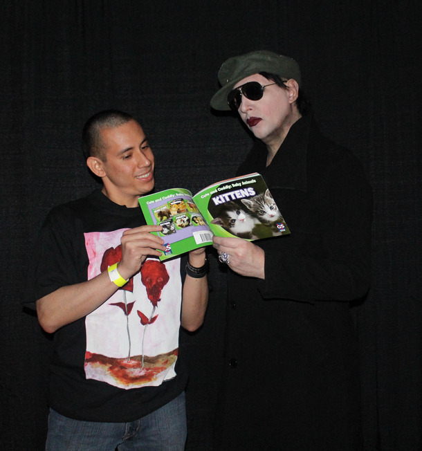 Marilyn Manson a book of kittens and me