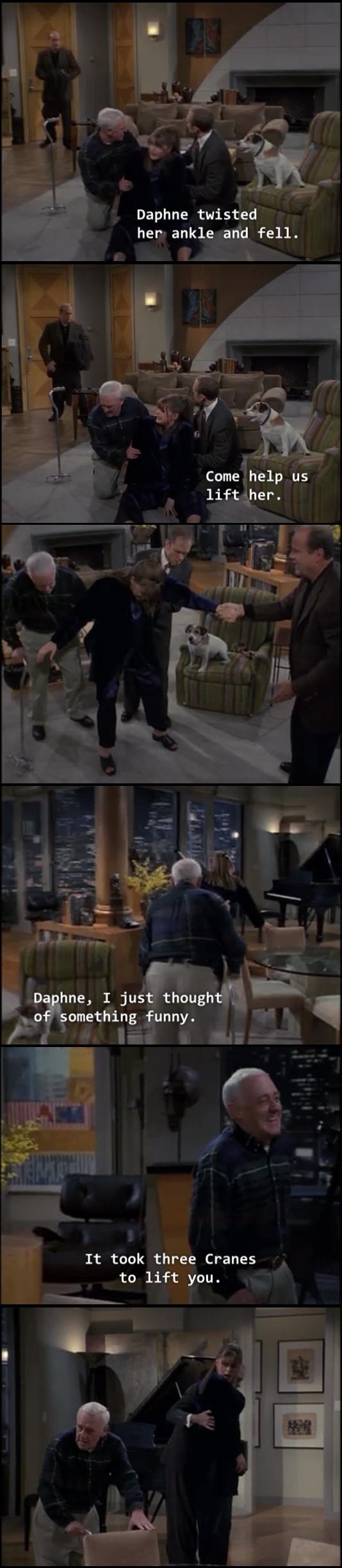 Marty Crane is definitely a comedic genius