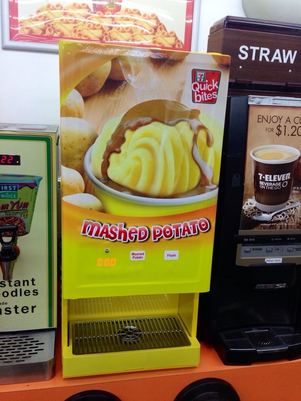 Mashed potato dispenser in Singapore