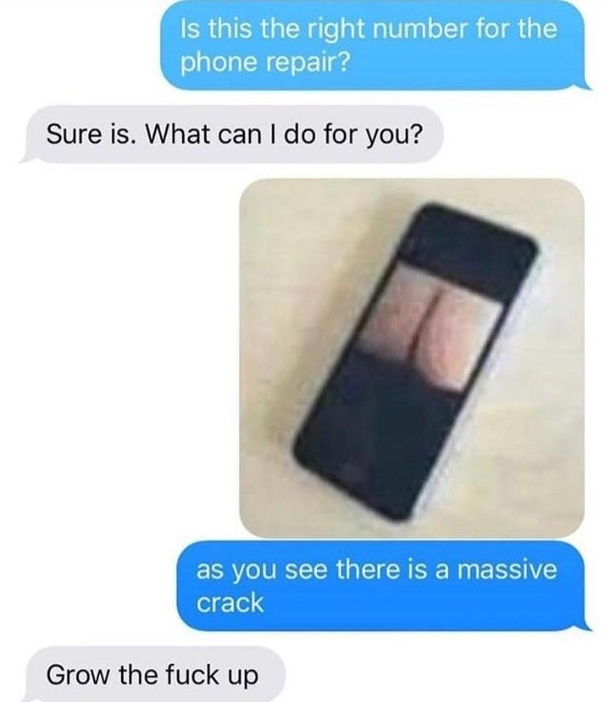 Massive crack