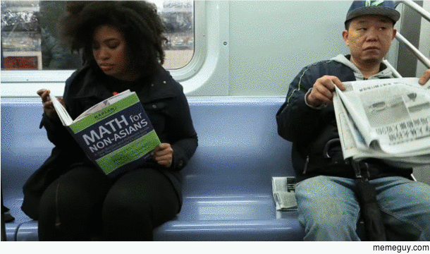 Math for Non-Asians Fake Book Covers on the Subway PART TWO