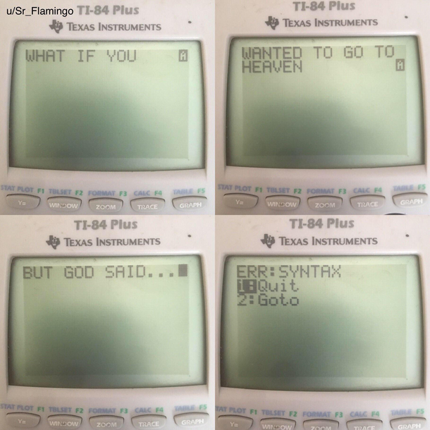Mathematicians nightmare