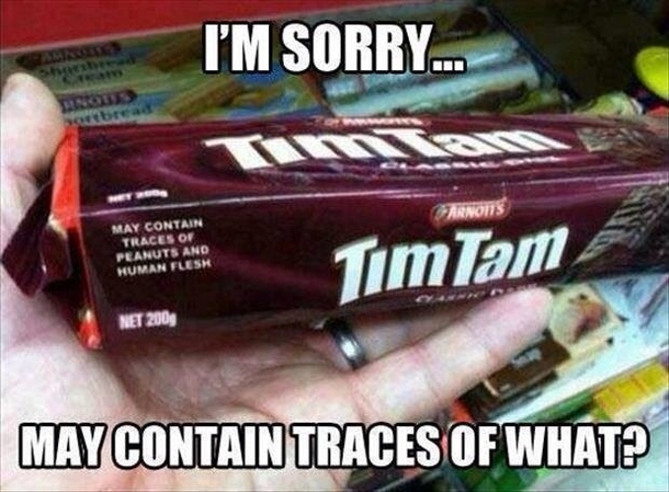 May contain traces of WHAT