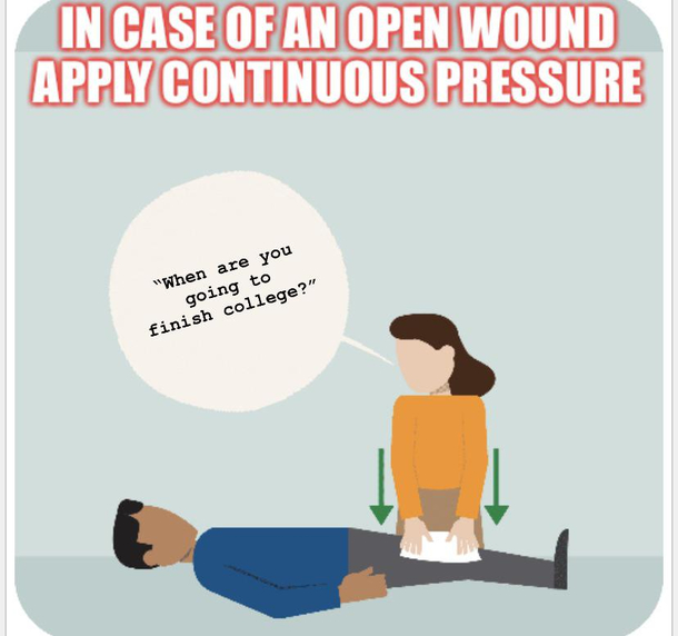 Maybe a little too much pressure