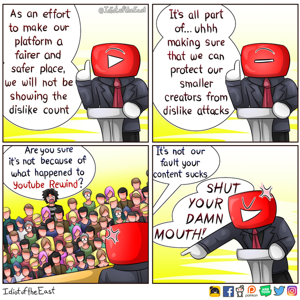 Maybe it was because of what happened to YoutubeRewind