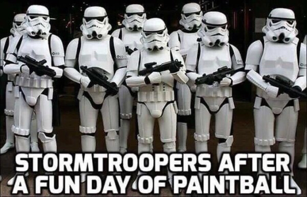 Maybe white paint