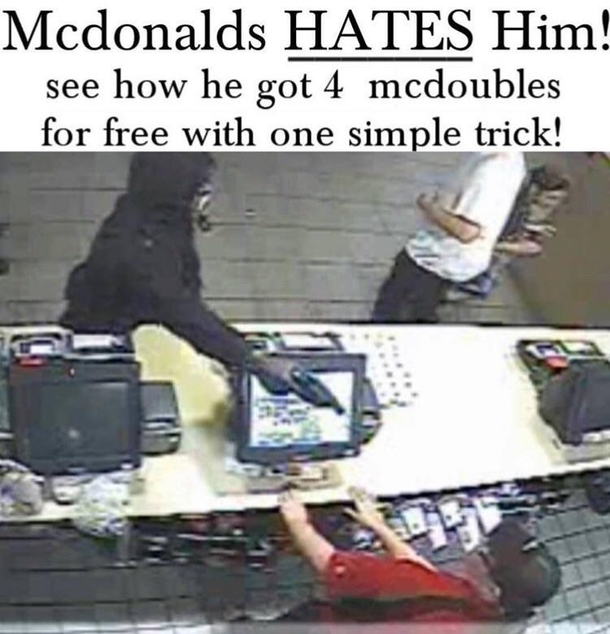 McDonalds HATES him