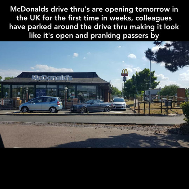 McDonalds staff pranking the public