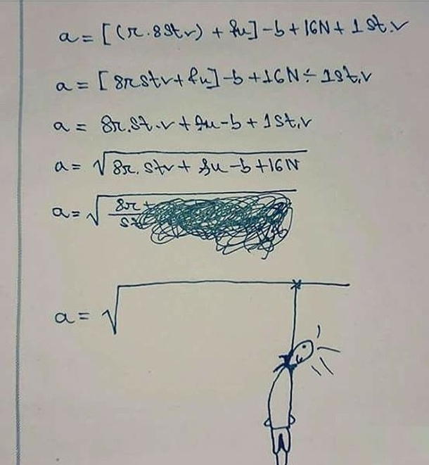 Me doing math