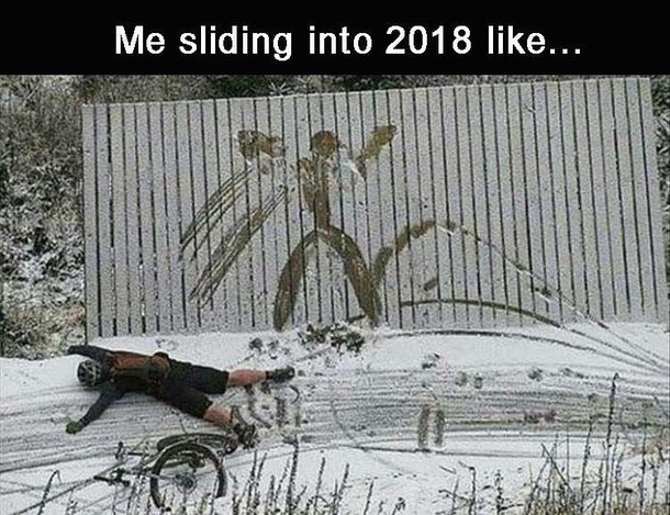 Me entering  like