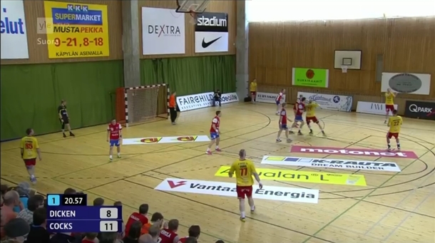 Meanwhile at the Finnish handball finals