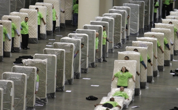 Meanwhile at the mattress factory