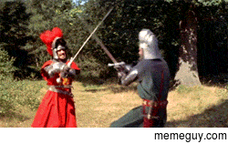 Medieval Canadian duel