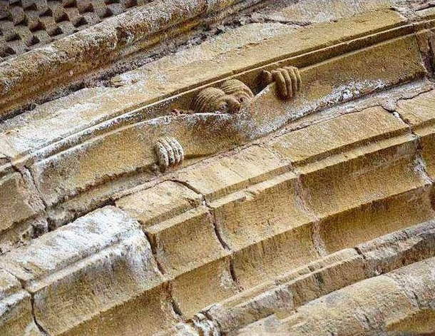 Medieval humour  Abbey of Sainte Foy Conques c