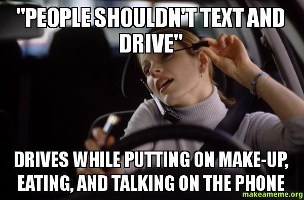 Meet my friend the best driver she knows