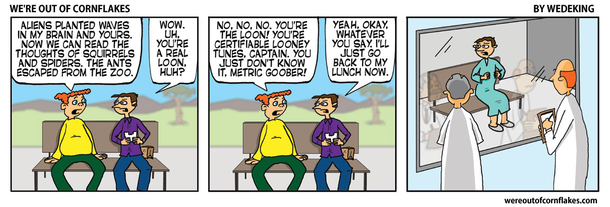 Meeting a crazy guy at the park