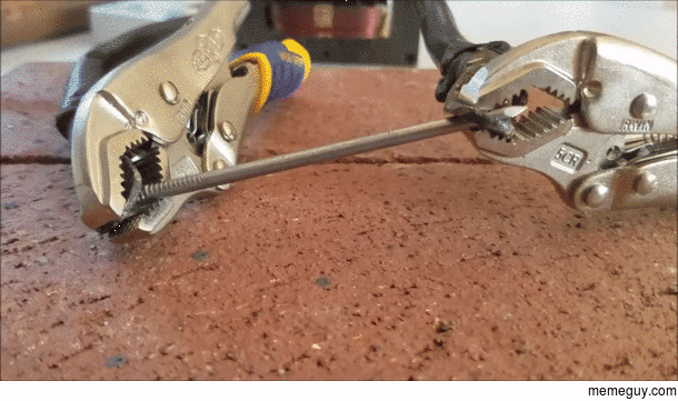 Melting a nail with  amps