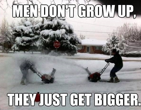 Men dont grow up
