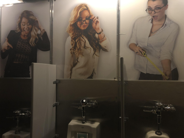 Mens room at a bar in Boise