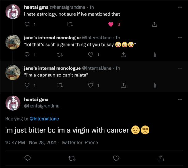 mercury is in gatorade and twitter is wild