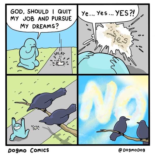 Message from above