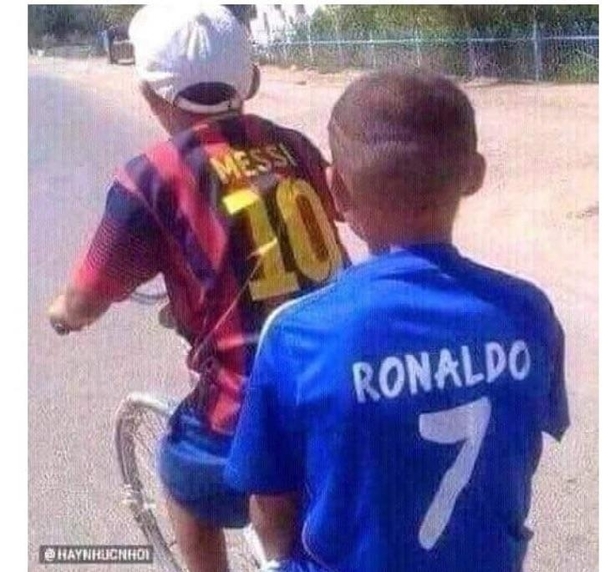 Messi and Ronaldo heading to the airport