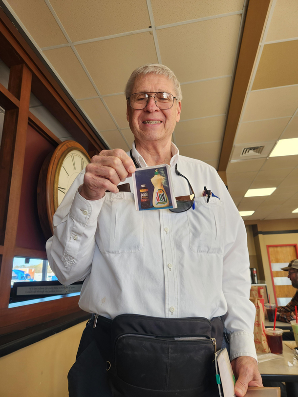 Met Wayne on a road trip he has been carrying a picture of his pride and joy for  years