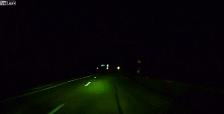 Meteor lights up the sky