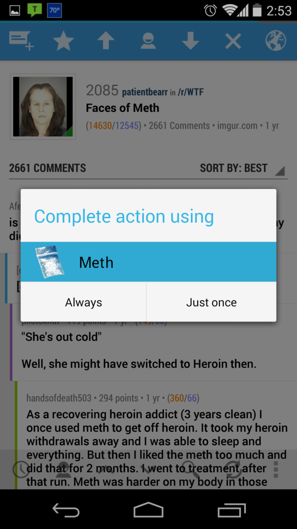 Meth not even DAMNIT