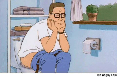 MFW I forget to bring my phone to the bathroom