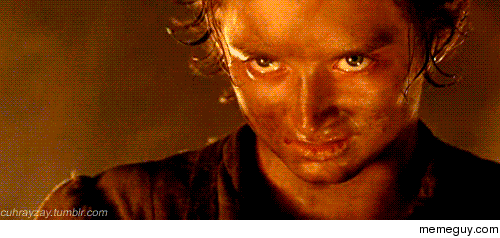 MFW I looked at a slutty elf across the room at a LOTR-themed party